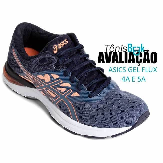 asics gel flux 5 feminino avaliação