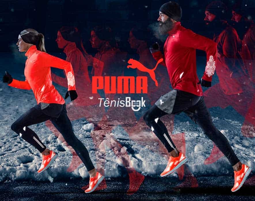 tenis puma tem forma grande