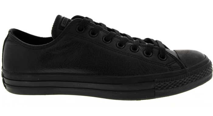 Converse All Star Chuck Taylor preto couro