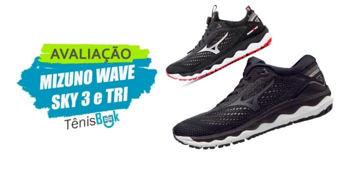 Avaliacao Mizuno Wave Sky 3 e Tri Ironman