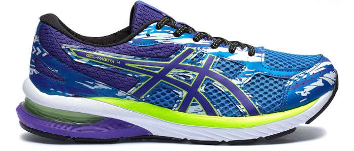 Asics Gel Nagoya 4 azul e roxo